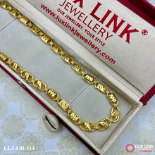 Extraordinary Design Gold Plated Biscuit Chain for Men - CH- 214