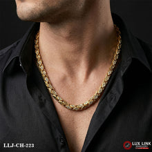 Gold Plated Rajwadi Fancy Design High-quality Chain For Men CH -223
