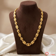 1 Gram Gold Forming Royal Shine Koyli Biscuit gold plated chain For Men CH -234