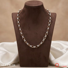 2in1 Ring & Owel Glamorous Design RoseGold & Silver Color Chain For Men LLJ-CH-236