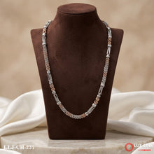 Silver And RoseGold Men's Chain_Indo Bahubali Chain For Men LLJ-CH-237