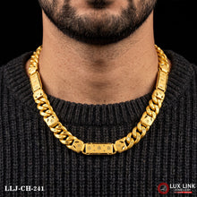 Gold Plated Nawabi With Pokal Glittering Design Chain for Men CH-241