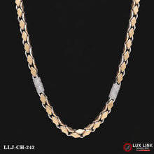 This item is a dual-tone Italian-style designer chain For Men CH -243
