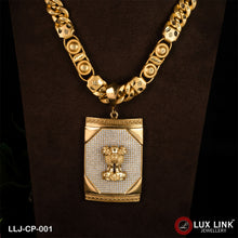 Mudra Fashionable Design Gold Plated Chain Pendant Combo for Men (CP-001)