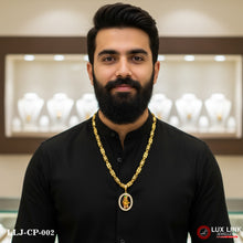 1 Gram Gold Plated Kashtbhanjan Dev Popular Design Pendant With Chain for Men (CP-002)