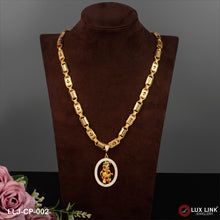 1 Gram Gold Plated Kashtbhanjan Dev Popular Design Pendant With Chain for Men (CP-002)