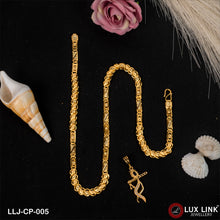 1 Gram Gold Formig Krishna With Diamond Best Quality Chain Pendant Combo (CP - 005)