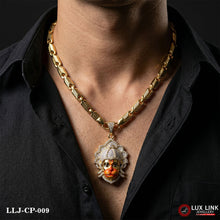 Grind & Shine Bajrang Bali Pendant With Dual Tone Chain For Men CP -009