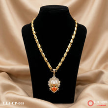 Grind & Shine Bajrang Bali Pendant With Dual Tone Chain For Men CP -009