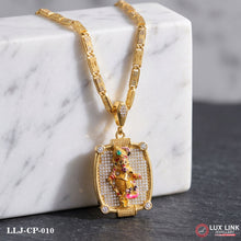 1 Gram Gold Plated Kastbhanjan Dev Pendant With Chain for Men PD -010