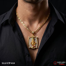 1 Gram Gold Plated Kastbhanjan Dev Pendant With Chain for Men PD -010