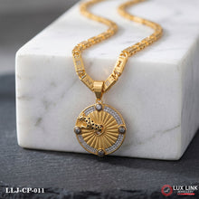 1 Gram Gold Forming Om Best Quality Jaguar Design Chain Pendant For Men PD -011