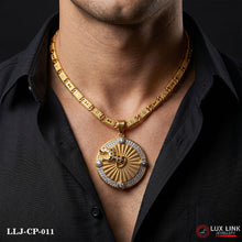 1 Gram Gold Forming Om Best Quality Jaguar Design Chain Pendant For Men PD -011