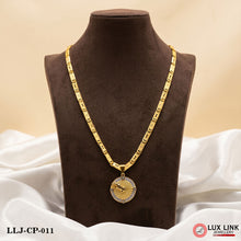 1 Gram Gold Forming Om Best Quality Jaguar Design Chain Pendant For Men PD -011