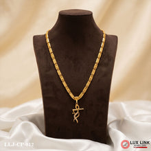 1 Gram Gold Formig Krishna With Diamond Best Quality Chain Pendant For Men PD -012