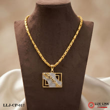 leopard-inspired Trending Design Gold Plated Chain Pendant Combo for Men CP -017