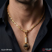 gold-plated necklace likely from the Nawabi design style, featuring a pendant For Men CP -020