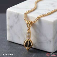 gold-plated necklace likely from the Nawabi design style, featuring a pendant For Men CP -020