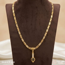 gold-plated necklace likely from the Nawabi design style, featuring a pendant For Men CP -020