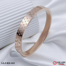 Om Streamlined Design Superior Quality Rose Gold Kada - KD - 002