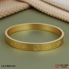 Exclusive Om Design Superior Quality Golden Kada - KD - 005