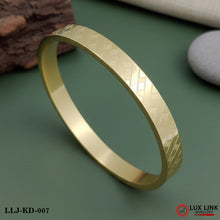 Exceptional Design High-Quality Golden Color Kada for Men - KD - 007