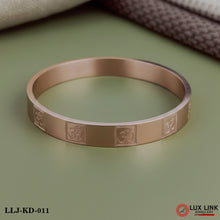 Beautiful Om Design Premium-Grade Quality Rose Gold Color Kada - KD - 011