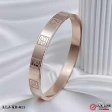 Beautiful Om Design Premium-Grade Quality Rose Gold Color Kada - KD - 011