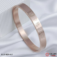 Har Har Mahadev Streamlined Design Superior Quality Rose Gold Color Kada for Men - KD - 017