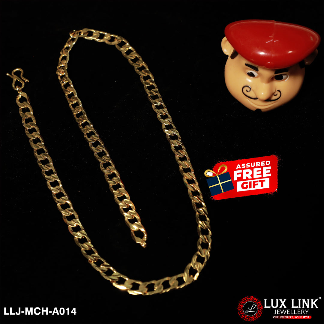 Gold Plated Pokal Lovely Design High-Quality Chain for Men - MCH-A014