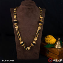 Ek Mukhi With Om Stylish Design Best Quality Gold Plated Mala For Men - ML - 001