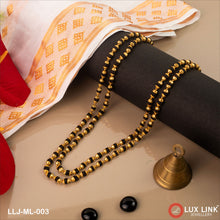 2 Line Lovely Design High-Quality Gold Plated Rudraksha Mala for Men - ML - 003