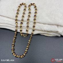 Gorgeous Design Gold Plated Rudraksha Mala For Men - ML - 010