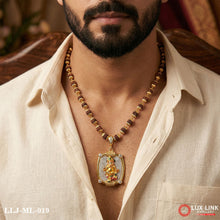 Exclusive Design Of Kastabhanjan Dev Pendant With Premium Rudraksh Mala For Men ML -019