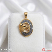 Jaguar With Diamond Extraordinary Design Gold Plated Pendant For Men PD -018