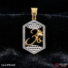Ganesha With Diamond Excellent Design Gold Plated Pendant For Men PD -020