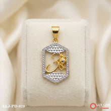 Ganesha With Diamond Excellent Design Gold Plated Pendant For Men PD -020