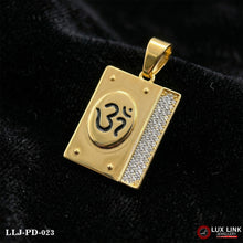 Biscuit Design Om Big Pendent For Men PD -023
