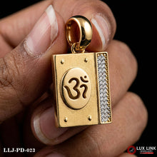 Biscuit Design Om Big Pendent For Men PD -023