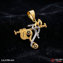 Om With Krishna Flute High-quality Pendant For Men - PD -025