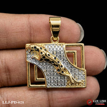 Superior Diamond Jaguar Pendant For Men PD -028