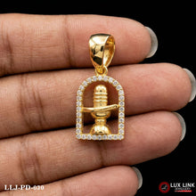 Lord Shiva Diamond Pendant For Men PD -030