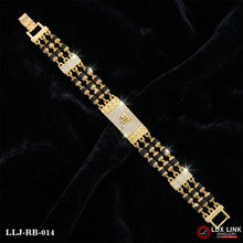 Gold Plated Rudraksha Bracelet For Men BR -014