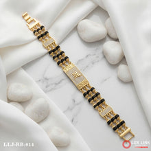Gold Plated Rudraksha Bracelet For Men BR -014