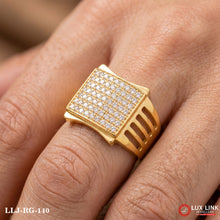 Trending Design Gold Plated Diamond Ring for Men RG -140