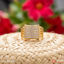 Trending Design Gold Plated Diamond Ring for Men RG -140