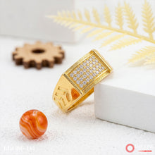 Glittering Design Gold Plated Ring for Men RG -145