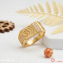 Attention-Getting Design Gold Plated Ring for Men RG -146