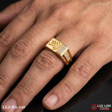 Attention-Getting Design Gold Plated Ring for Men RG -146