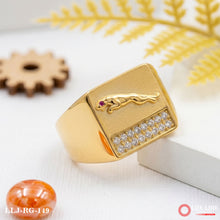 Gold Forming Jaguar with Diamond Gorgeous Design Ring for Men RG -149